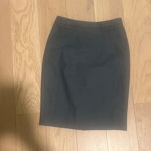 Reiss Charcoal Pencil Skirt